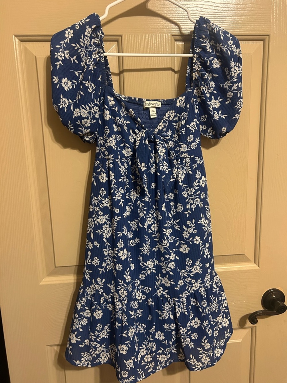 Xtraordinary Navy Blue Floral Mini Dress